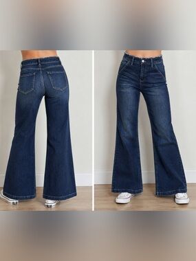 KANCAN High-Rise Flared Women’s Jeans-size 1/24
